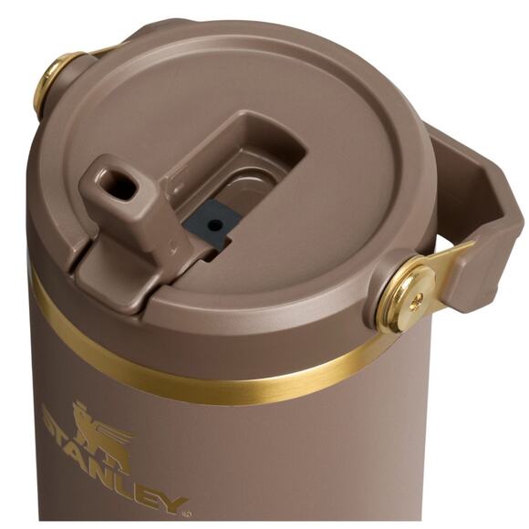 Stanley 30 oz. IceFlow 2.0 Flip Straw Tumbler; ESPRESSO GOLD - Picture 3 of 3
